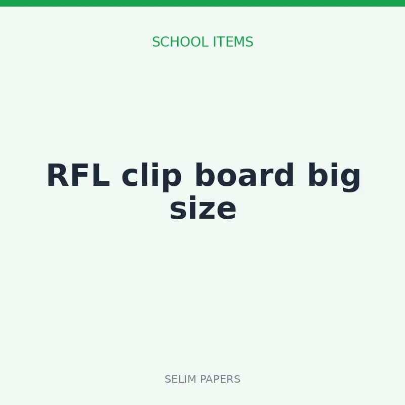 RFL clip board big size
