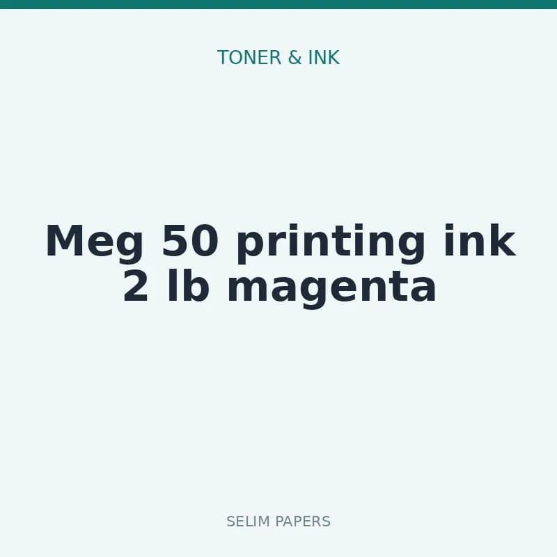 Meg 50 printing ink 2 lb magenta