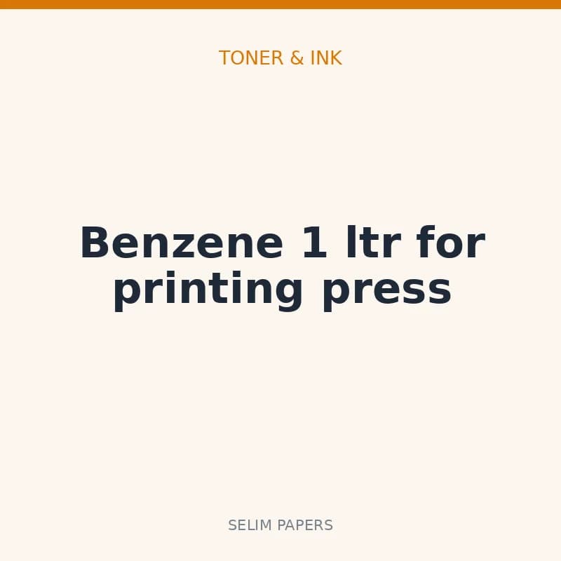 Benzene 1 ltr for printing press
