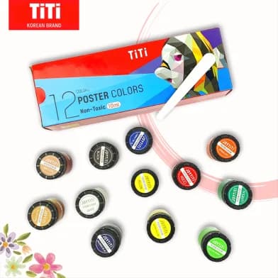 Titi 12 color poster color
