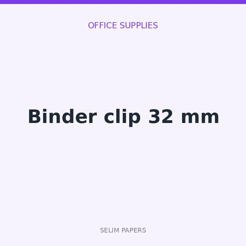 Binder clip 32 mm